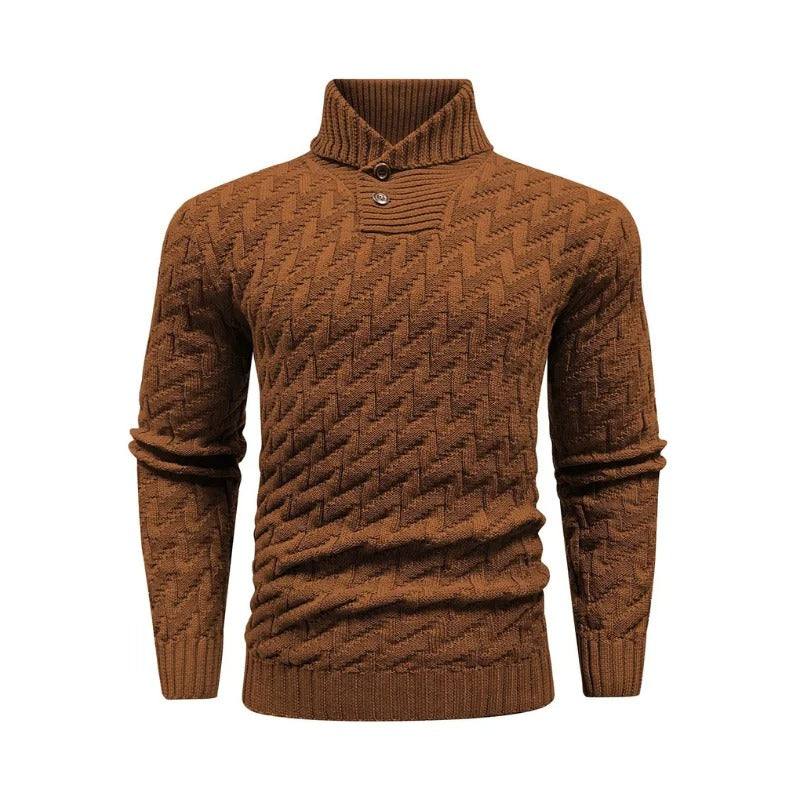 MAGLIONE DA UOMO CON COLLETTO