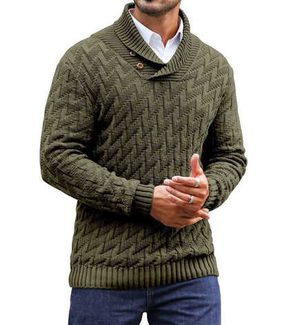 MAGLIONE DA UOMO CON COLLETTO