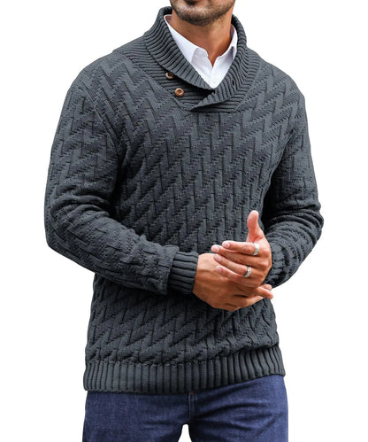 MAGLIONE DA UOMO CON COLLETTO