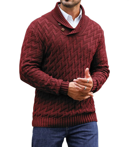 MAGLIONE DA UOMO CON COLLETTO