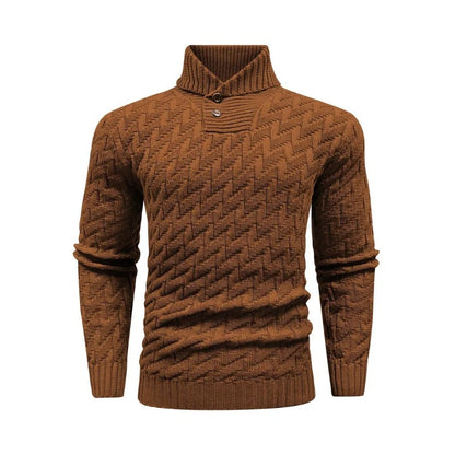 MAGLIONE DA UOMO CON COLLETTO