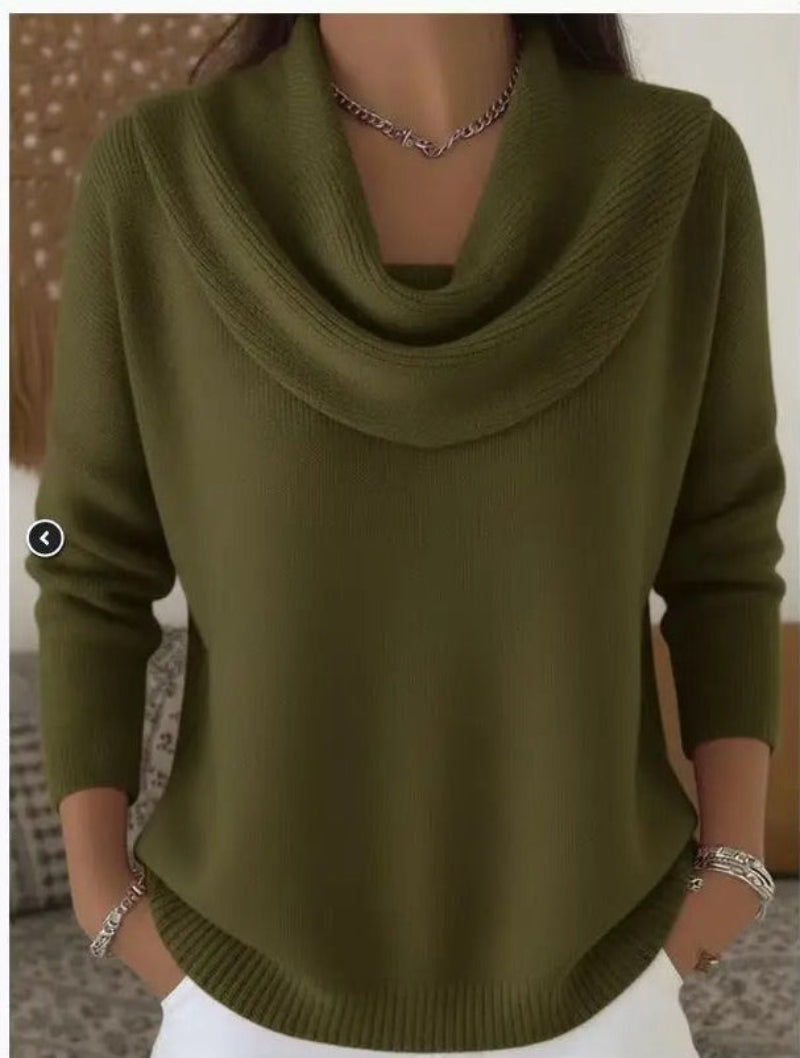 MAGLIONE CON COLLETTO DA DONNA