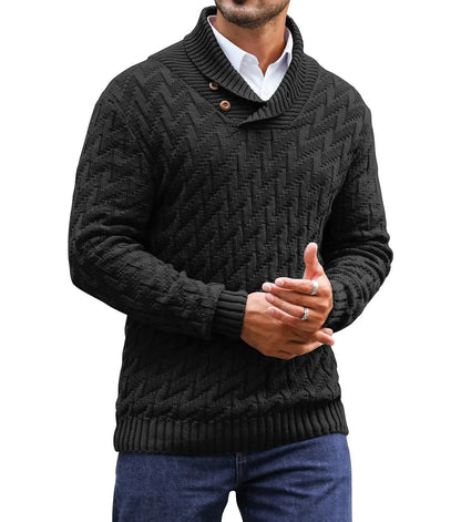 MAGLIONE DA UOMO CON COLLETTO