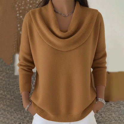 MAGLIONE CON COLLETTO DA DONNA
